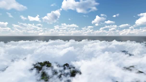 Облака и небо — стоковое видео