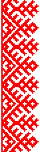 Beyaz arka planda kusursuz etnik halk Ukrayna minimalist deseni. Geleneksel Ukrayna işlemeli gömlek süsü - vyshyvanka. Desen izole edildi. farklı şekillerde kullanılabilir..