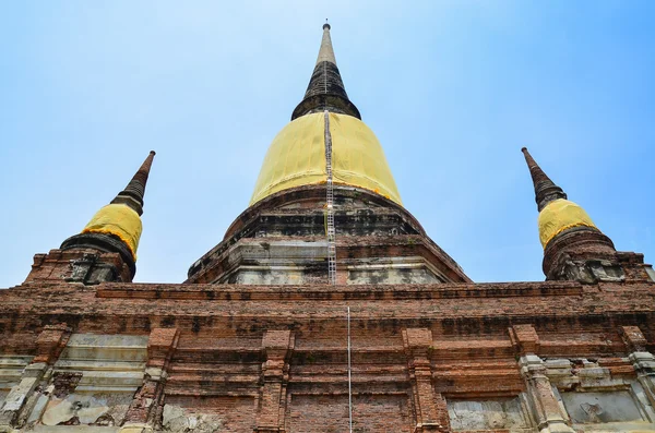 Wat Yai Chai Mongkol, Ayutthaya, Thailand — Stockfoto