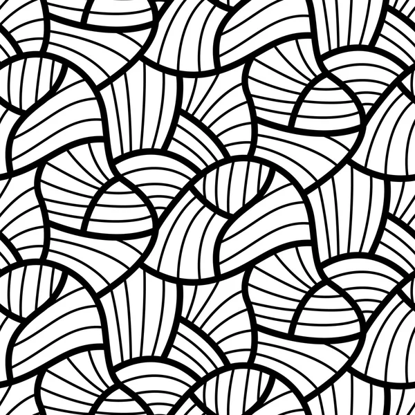 Líneas de flujo abstracto patrón sin costura diseño moderno — Vector de stock