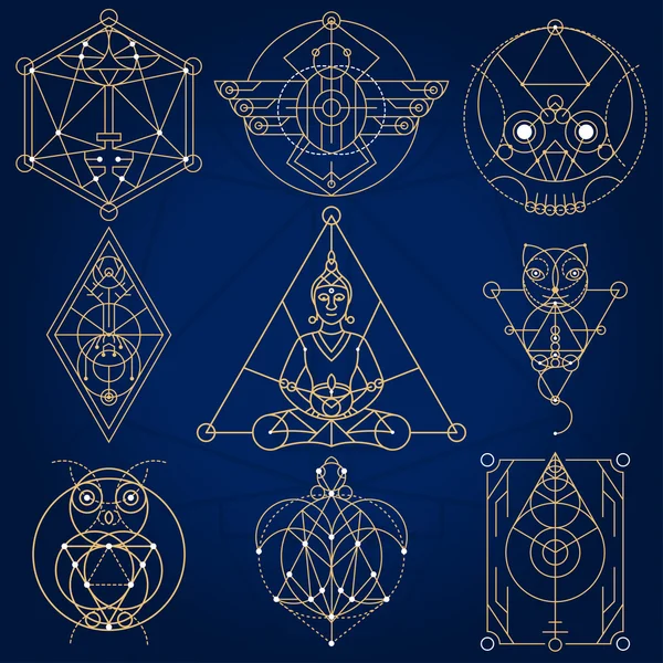 Kutsal geometri kurgusal sembolleri