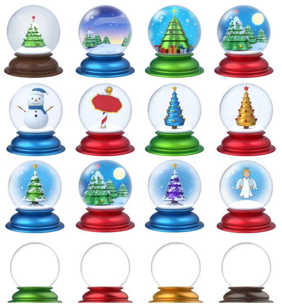 Noel kar küresi 3d ayarla