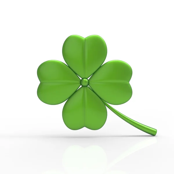 Green Clover 3D — Stock Photo, Image