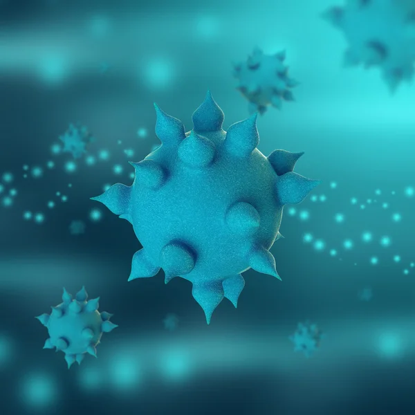 Virus 3d conceptuele medische illustratie — Stockfoto