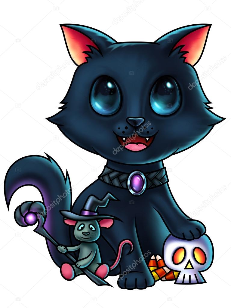 Cat And Mouse Halloween Characters Stock Photo Image By C Pixaroma