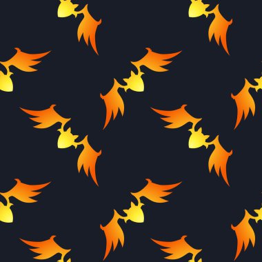 Cadılar Bayramı sorunsuz yarasa desen