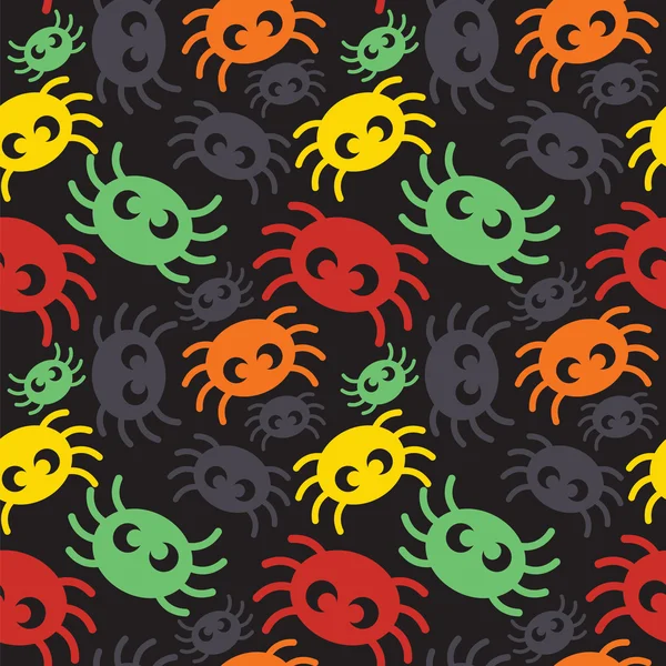 Cadılar Bayramı küçük örümcekler Seamless Modeli