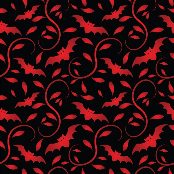 Cadılar Bayramı yarasa seamless modeli