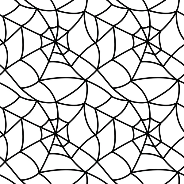 Halloween spider web seamless mönster — Stock vektor