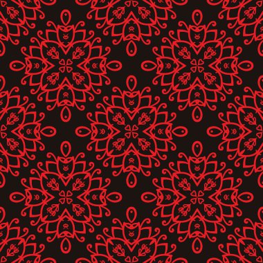 çiçek sorunsuz vektör desen