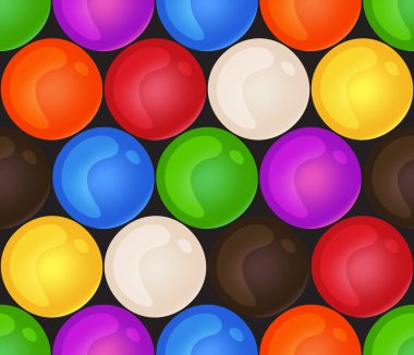 Renkli şekerler sorunsuz vektör desen