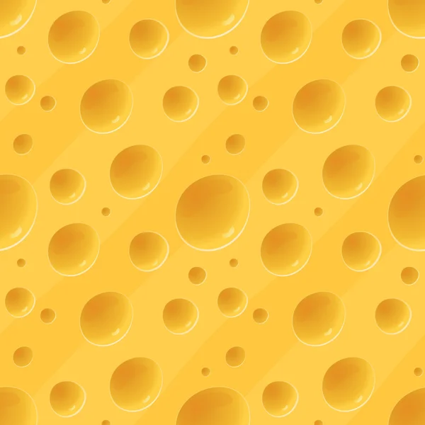 치즈 원활한 벡터 패턴 — 스톡 벡터