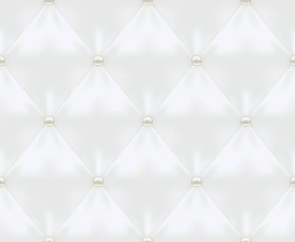 Beyaz kapitone sorunsuz vektör desen