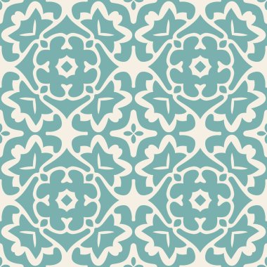 Dekoratif sorunsuz vektör desen