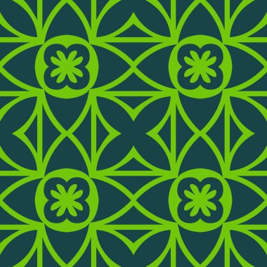 Dekoratif sorunsuz vektör desen