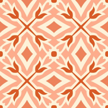 Dekoratif sorunsuz vektör desen