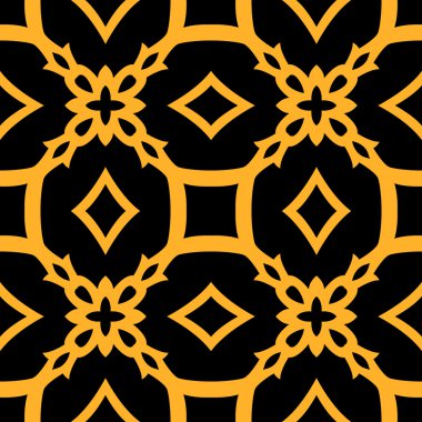 Dekoratif sorunsuz vektör desen