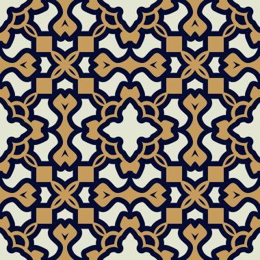 Dekoratif sorunsuz vektör desen