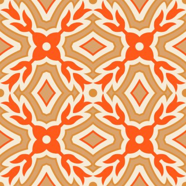 Dekoratif sorunsuz vektör desen