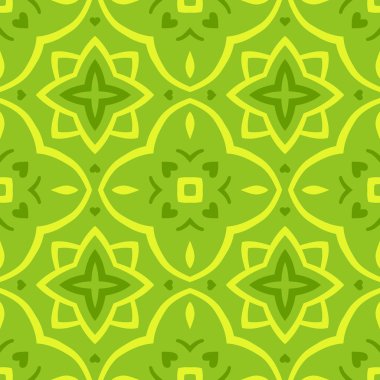 Dekoratif sorunsuz vektör desen