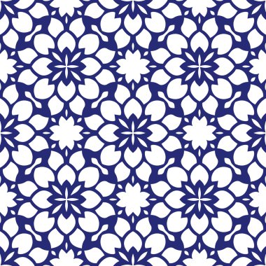 Dekoratif sorunsuz vektör desen