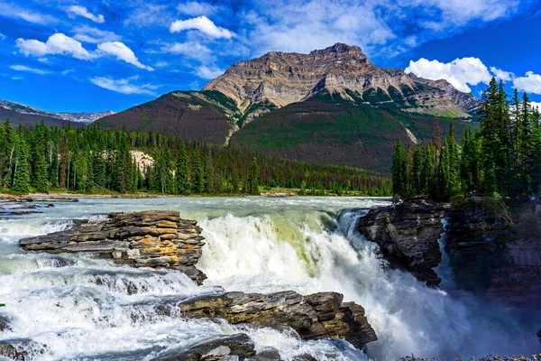 Athabasca Şelalesinin Gücüne Tanık Olmak