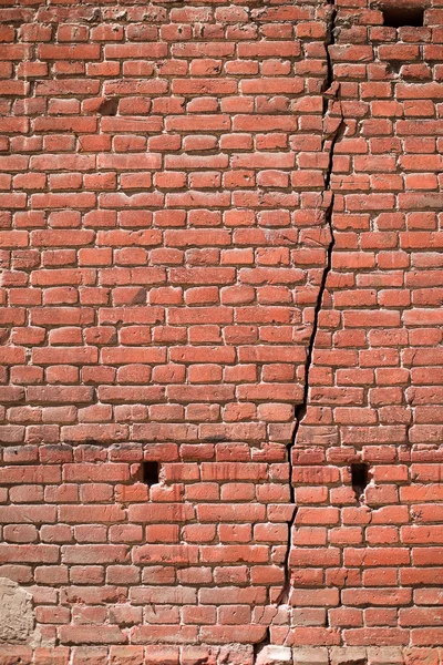 A parede da casa velha de um tijolo — Fotografia de Stock