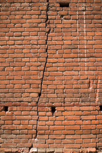 A parede da casa velha de um tijolo — Fotografia de Stock