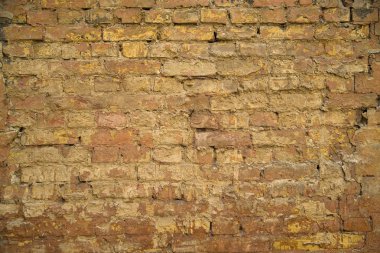 Old brick wall. It can be used as background. clipart