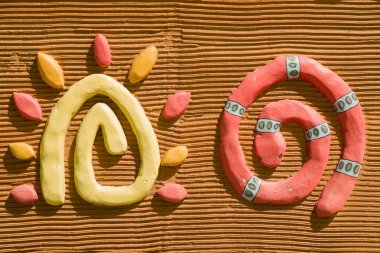 Dekoratif beton cephe dekorasyon Park