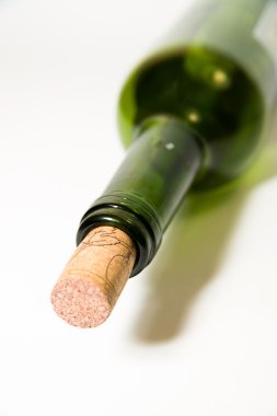 Bir tıpa ile şişe boyun