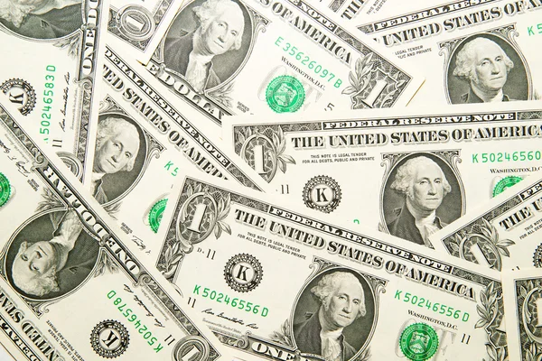 Banknotların bir sürü bir ABD Doları