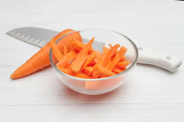 raw chopped carrot