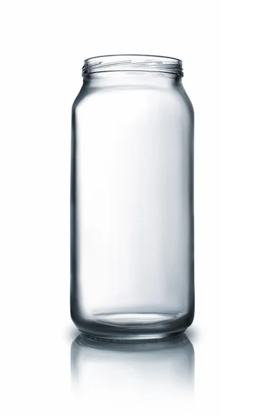 Small glass jar — Stock Photo, Image