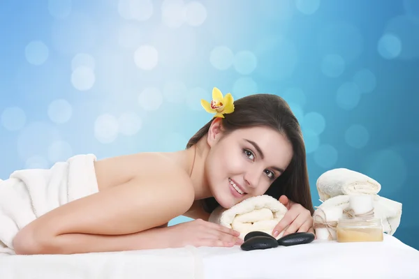 Mujer del spa. salón de spa — Foto de Stock