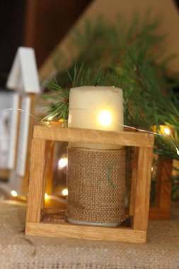 Mumlarla Noel süslemesi