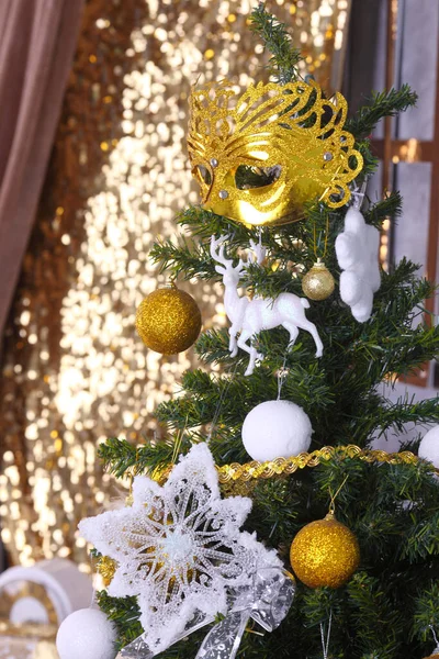 Choinka Dekoracje Świąteczne — Zdjęcie stockowe