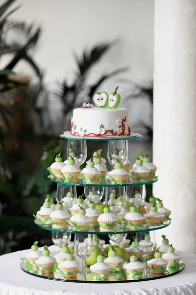 Wedding cakes and cookies — Stock Photo, Image