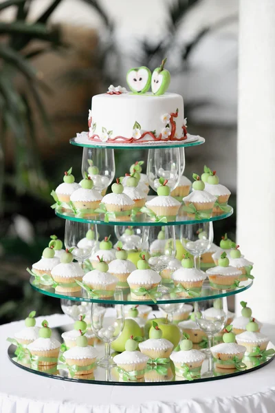 Wedding cakes and cookies — Stock Photo, Image