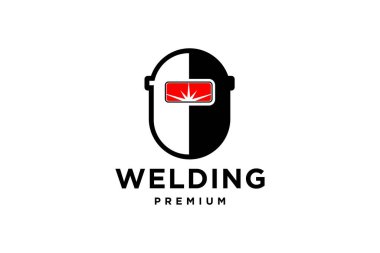 Kaynak Miğferi, Kıvılcım Logosu Tasarımı, Kaynak Aracı Vektör Tasarımı, Kaynak Çalışma Logosu