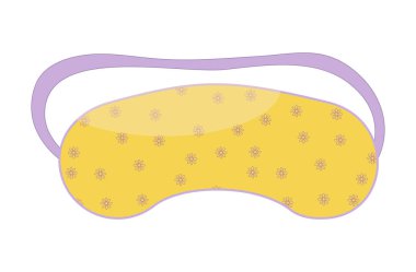 Düz bir uyku maskesi. Uyuyan göz koruması, seyahat ederken rahatlamak için aksesuar takın..