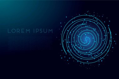 Soyut geometrik şekil arka plan. Vektör çizim.