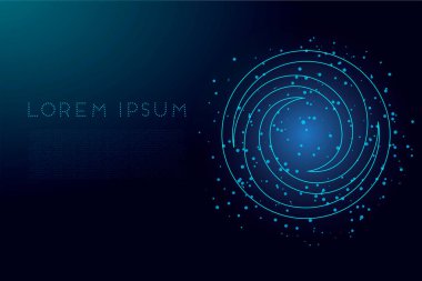 Soyut geometrik şekil arka plan. Vektör çizim.