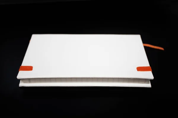 Caderno branco — Fotografia de Stock