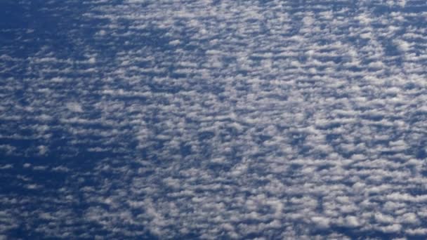 Aeronáutica acima da formação Cumulus Cloud, 4K — Vídeo de Stock