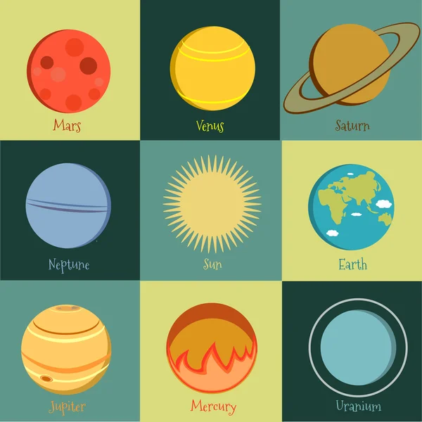 Icono de planetas 2 Ilustración De Stock