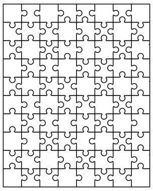 Bulmaca, ayrı parçalar