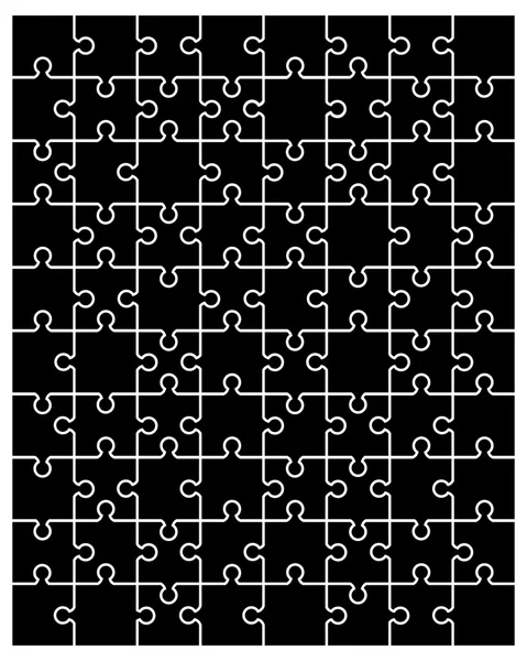 Чорна головоломки вектор — стоковий вектор