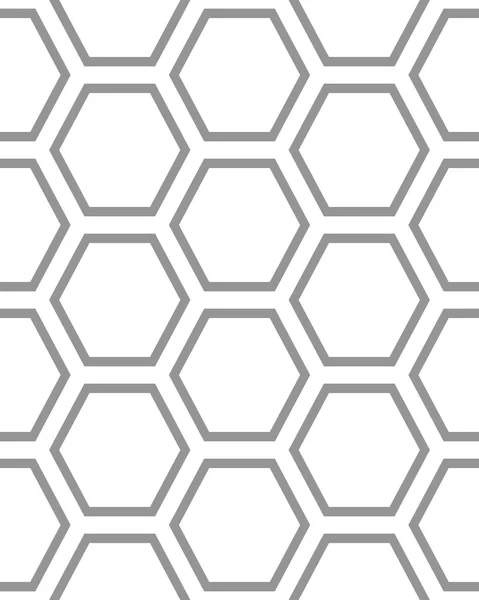 Honingraat naadloze patroon — Stockvector