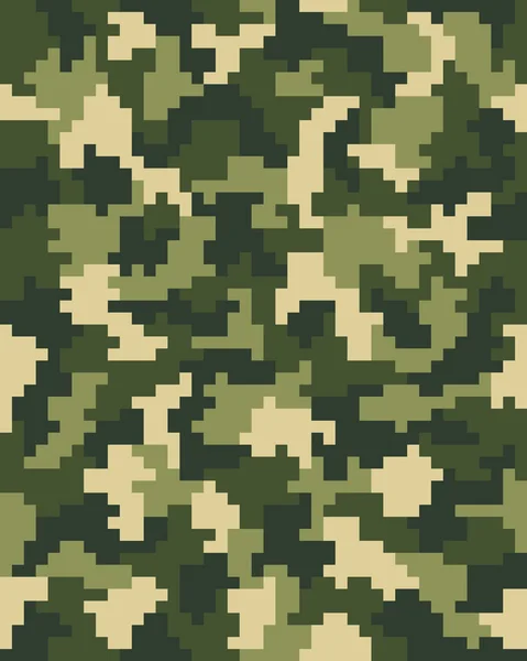 Naadloze digitale camouflage 3 — Stockvector